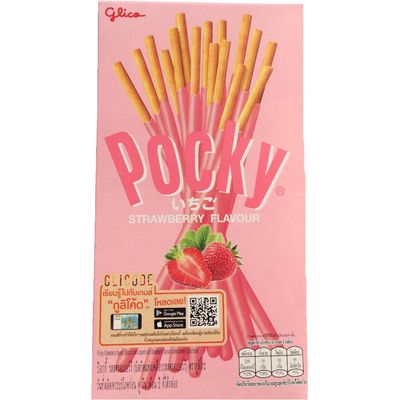 Glico Pocky Strawberry 47 g – Zbozi.Blesk.cz