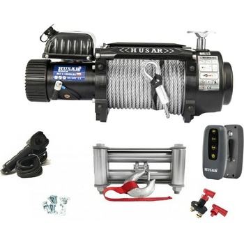 HUSARWINCH Naviják Husar Winch BST S 18000, 12V, Ocelové lano