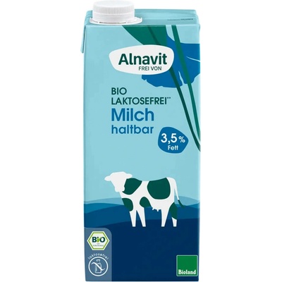 Alnavit Bio bezlaktózové alpské mléko trvanlivé 3,5 % tuku 1 l