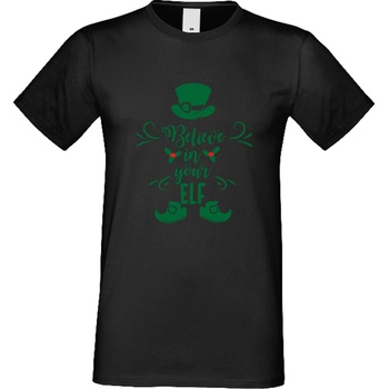 Image 1 of Мъжка тениска Believe in your Elf черна