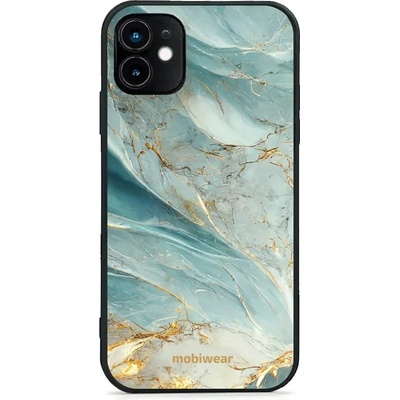 Mobiwear Glossy - Apple iPhone 11 - G022G Zelenkavý a zlatavý mramor