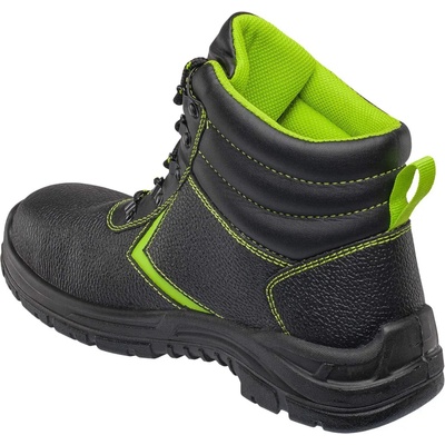 Bennon Basic S3 High Z93201 Vysoká obuv zelená-černá
