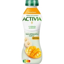 Activia nápoj bez pridaného cukru mango/banán 270 g