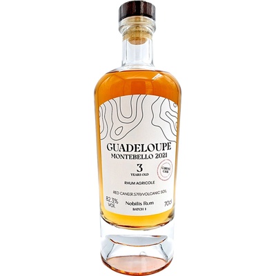 Nobilis Rum Guadeloupe Montebello 2021 3y Caroni Cask 82,3% 0,7 l (čistá fľaša)
