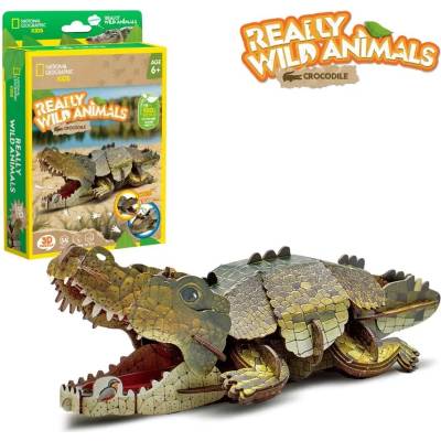 CubicFun CubicFun Пъзел 3D Wild Animals Крокодил 54ч