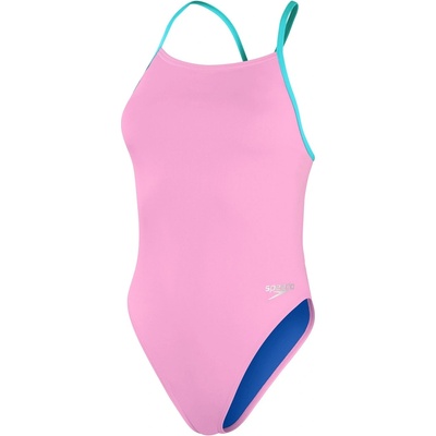 Speedo Бански костюм Speedo Women's One Piece Swimsuit - Pink/Blue