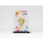 GoParty SWIECZKA, born 9, glitter. , 7 cm. blist