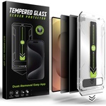 Techsuit Протектор за Samsung Galaxy S25 Ultra - Techsuit - [Съвместим с отключване с пръстов отпечатък] TitanGlass CrystalHD (2 броя) - Privacy (KF2349510)