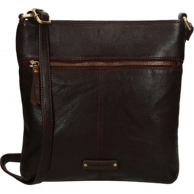Enrico Benetti dámská kožená crossbody kabelka Nica hnědá