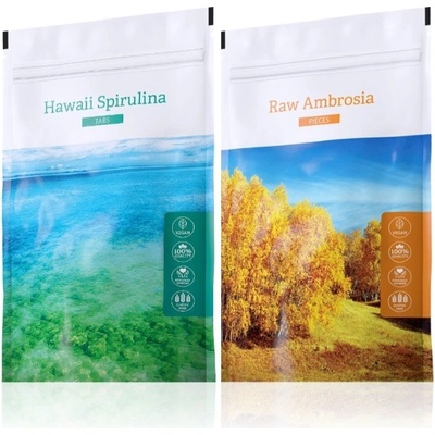 Energy Hawaii Spirulina tabs 200 tablet + Raw Ambrosia pieces 100 g