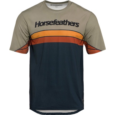 Horsefeathers QUANTUM Čierna Hnedá Oranžová Červená Pánsky