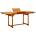 vidaXL Градинска трапезна маса, (120-170)x80x75 cм, акация масив (316568)