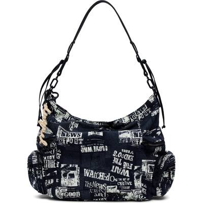 Desigual dámska kabelka Newspaper Arica Banana Bag 25WAXA202000