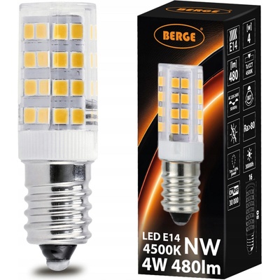 Milio LED žiarovka minicorn E14 5W 450 lm neutrálna biela