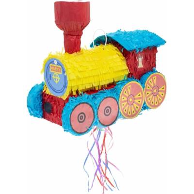 Piñata GoDan žlutá vláček 42 cm