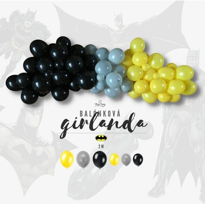 MojeParty Balónková girlanda set Batman 2 m