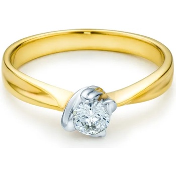 Image 1 of SAVICKI Годежен пръстен Solitaire: два цвята злато. диамант