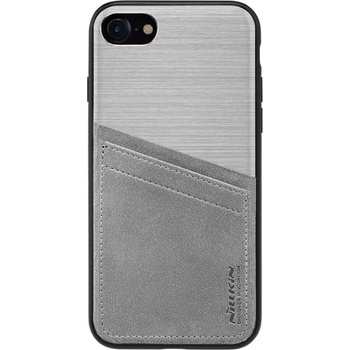 Nillkin Калъф с Джоб за iPhone SE 2022/2020 8/7, NILLKIN Classy Case, Сребрист (6902048135802)