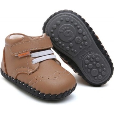 Freycoo zateplené barefoot capáčky Taylor hnědé