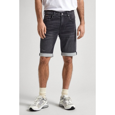 Pepe Jeans SLIM GYMDIGO SHORT TRACK denim