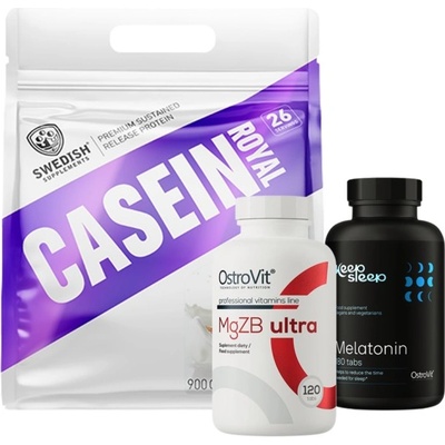 Swedish Supplements Casein Royal / + ZMA + Melatonin FREE