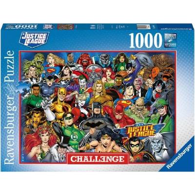 Ravensburger 168842 Challenge Marvel Liga spravodlivosti 1000 dielov