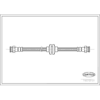 Brzdová hadica CORTECO 19018151