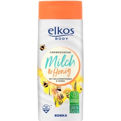 Elkos Body sprchový gel Med & Mléko 300 ml
