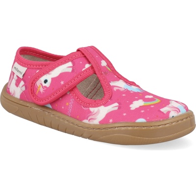 Barefoot detské papučky Milami Unicorn