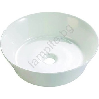 Bathco 4086 - Мивка за плот VOLTA Ø 35 см порцелан/бяла (BO0039)