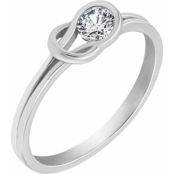 Eppi Zásnubný prsteň s diamatom Bryn RE32451