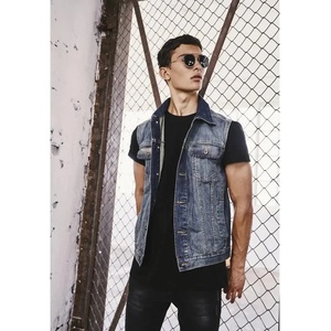 Urban classics Потник Urban classics Denim vest - Blue (Light Blue)