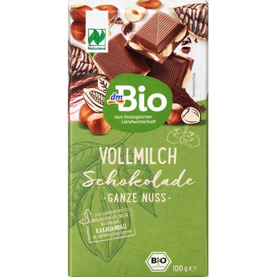 dm Bio mléčná s lískovými ořechy 100 g