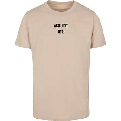 Mister Tee Тениска Absolutely Not Tee sand XXLUB-MT2371-00208 - Тъмносив, размер S