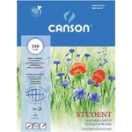 Canson Блок за акварел Canson Student A5 250g 10 листа, залепени, с фина текстура CAP6666-867 (CAP6666-867)