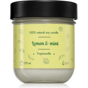 TROPIKALIA Lemon & Mint ароматна свещ 170ml