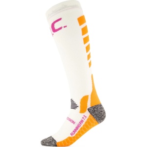 P. A. C P. A. C. Дамски компресионни чорапи P. A. C. Women's RN 7.1 Running Pro Compression Compression socks - White - размер W4 (207-0850-0112)