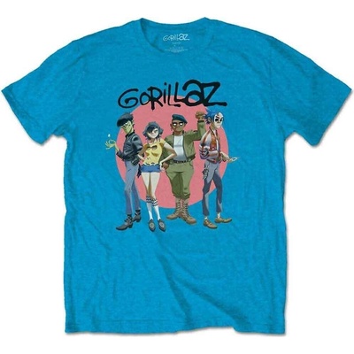 Gorillaz Group Circle Rise Sapphire Blue XL Риза (GORTS04MBL04)