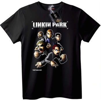 NOONEBRAND Тениска с Карикатура на Linkin Park - M, White