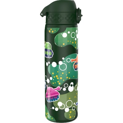 ION8 Бутилка за вода Ion8 Print, метална, 600ml, Tanks (32035-А-ТАНКОВЕ)