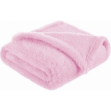 BocioLand Jemná fleecová dečka růžová