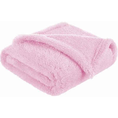 BocioLand Jemná fleecová dečka růžová