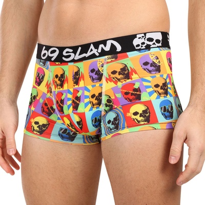 69slam Мъжки боксерки 69SLAM SKULL MASON HIP многоцветни 69slam | Cherven Zhalt Mnogotsveten | МЪЖЕ | XXL