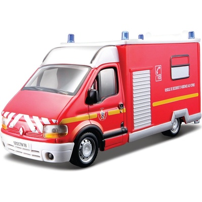 Bburago Renault Master policie BB18 32004 červená 1:50