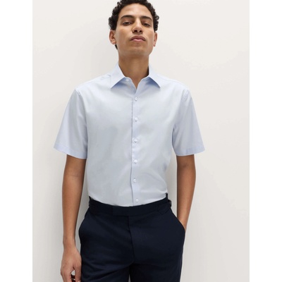Marks & Spencer Тениска обичайн крой от чисто памук Marks & Spencer синьо Marks & Spencer | Sin | МЪЖЕ | M
