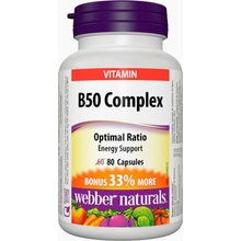 Webber Naturals B-Komplex Forte 80 tablet