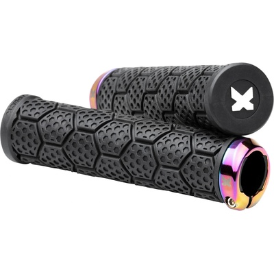 Sixpack Racing Грипове за кормило Sixpack racing D-Trix AL Bike grips - Black / Oilslick - размер Ø 33 mm (860-3348-0511)