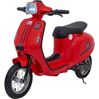 JOKO Elektrická Motorka Skúter Retro 23 červená