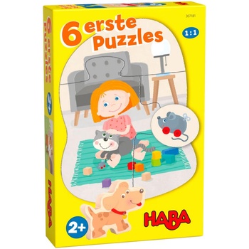 HABA Комплект пъзели Haba - Домашни любимци, 6 броя (1307180001)