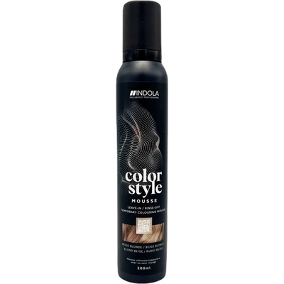 Indola Color Style Mousse 200 ml полутрайна боя Beige Blonde